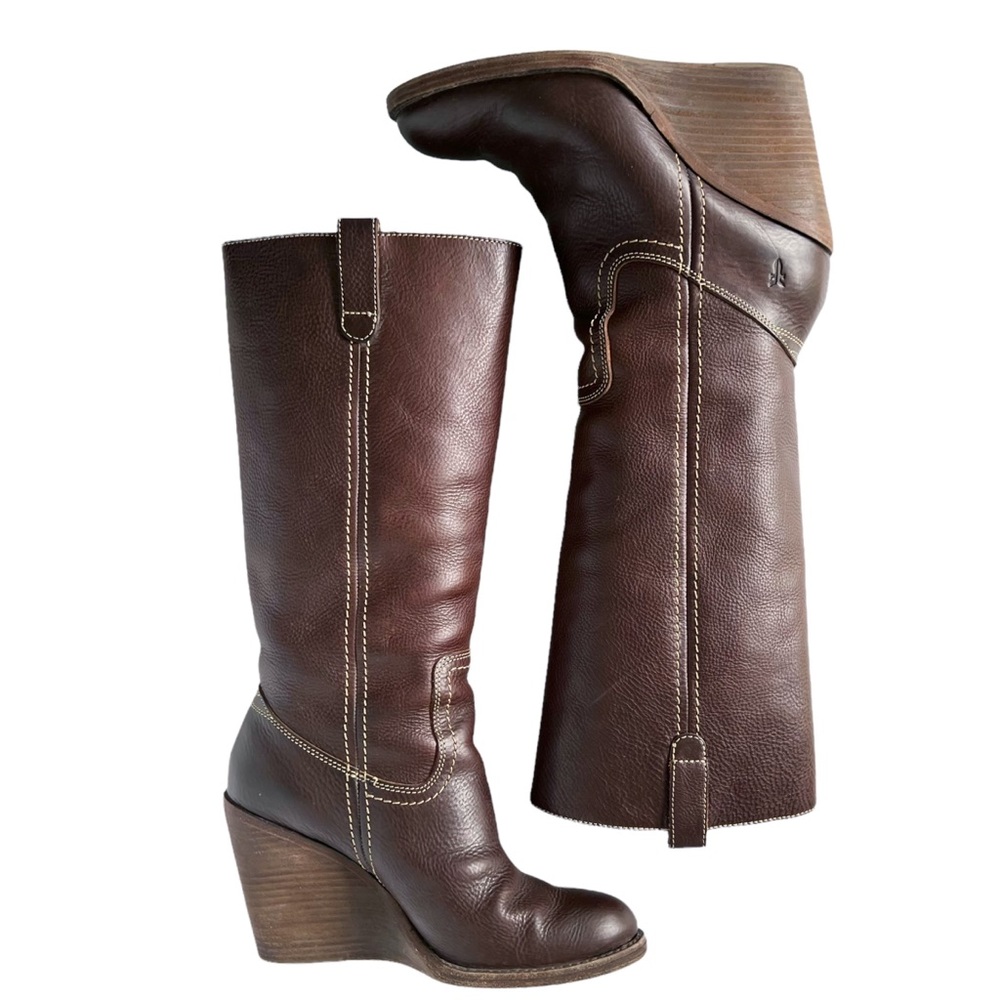 Frye Caroline Campus Wedge Boot | 8 - image 2